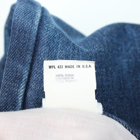 VTG Fleece Lined Levi's 39103 2517 Orange Tab 34x34 Talon 42 Zipper USA 70s 80s - Picture 6 of 8